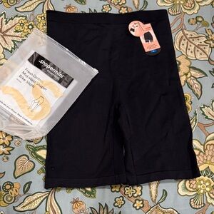 Shapermint Black Mid-Thigh Shaper Shorts